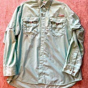 Men’s Columbia PFG long-sleeved shirt.